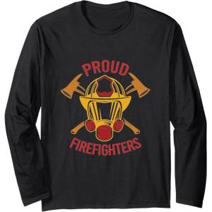 image:imageProud Firefighters  First Responder Gift Long Sleeve TShirtBlack