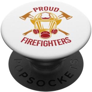 image:imageProud Firefighters  First Responder Gift PopSockets Swappable PopGripStandard