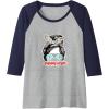 image:imageParamedic Life  First Responder Gift Raglan Baseball TeeNavy BlueAthletic Heather