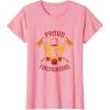 image:imageProud Firefighters  First Responder Gift TShirtPink