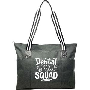 image:imageBrooke amp Jess Designs Dental Assistant Gifts  Dentist Tote Bags Clinical Bag Gifts for Women DentistDental Squad Tessa Black