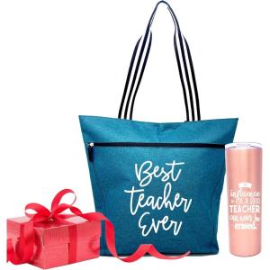 image:imageBrooke amp Jess Designs Teacher Tumbler and Tote Gift Bundle