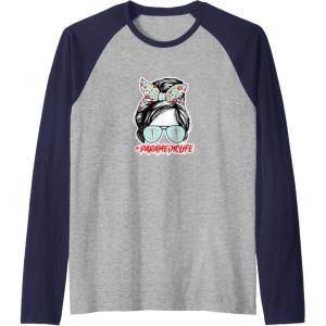 image:imageParamedic Life  First Responder Gift Raglan Baseball TeeNavy BlueAthletic Heather