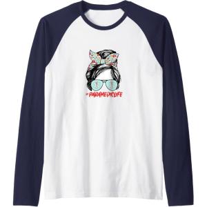 image:imageParamedic Life  First Responder Gift Raglan Baseball TeeNavy BlueWhite