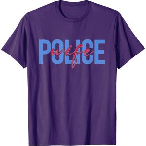 image:imagePolice Wife  First Responder Gift TShirtPurple