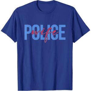 image:imagePolice Wife  First Responder Gift TShirtRoyal Blue