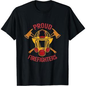 image:imageProud Firefighters  First Responder Gift TShirtBlack
