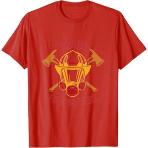 image:imageProud Firefighters  First Responder Gift TShirtRed