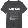 image:imageFunny Witty Dad Tax Gift TShirtDark Heather Grey