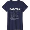 image:imageFunny Witty Dad Tax Gift TShirtNavy Blue