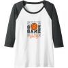 image:imageGame Day  Basketball Mom  Sports Mom Gifts Raglan Baseball TeeDark Heather GreyWhite