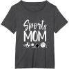 image:imageSports Mom Fun Gift TShirtDark Heather Grey