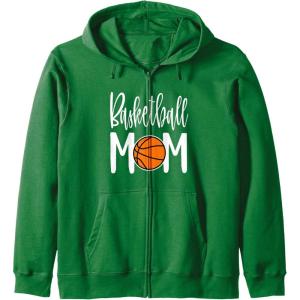 image:imageBasketball Mom Gift Zip HoodieDark Green