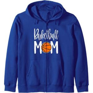 image:imageBasketball Mom Gift Zip HoodieRoyal Blue