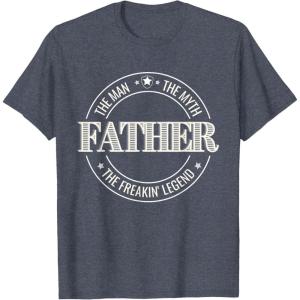 image:imageFather  The Man The Myth The Legend Gift TShirtHeather Blue