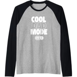 image:imageFunny Cool Dad Mode On Gift Raglan Baseball TeeBlackAthletic Heather