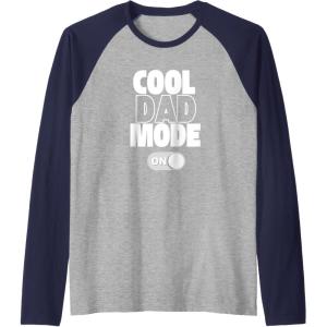 image:imageFunny Cool Dad Mode On Gift Raglan Baseball TeeNavy BlueAthletic Heather
