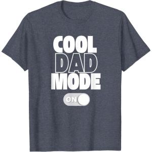 image:imageFunny Cool Dad Mode On Gift TShirtHeather Blue