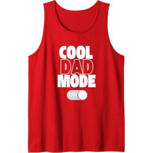 image:imageFunny Cool Dad Mode On Gift Tank TopRed