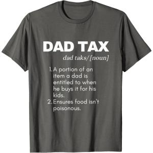 image:imageFunny Witty Dad Tax Gift TShirtAsphalt Grey