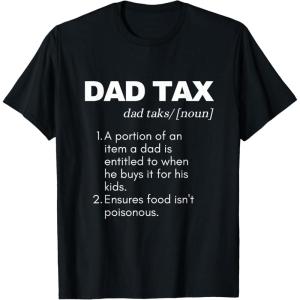 image:imageFunny Witty Dad Tax Gift TShirtBlack