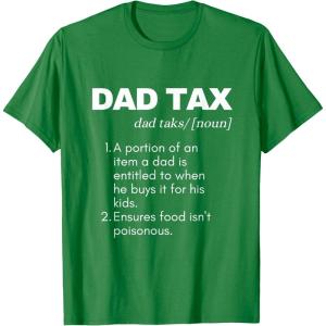 image:imageFunny Witty Dad Tax Gift TShirtKelly Green