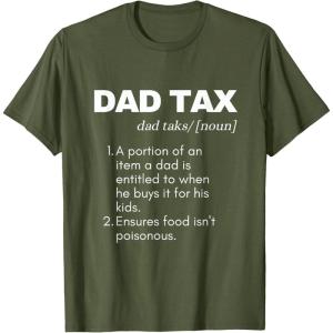 image:imageFunny Witty Dad Tax Gift TShirtOlive Green
