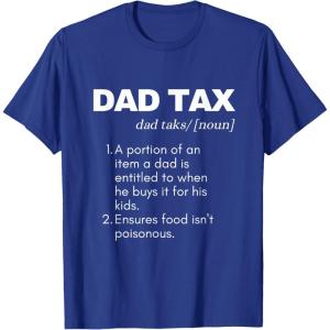 image:imageFunny Witty Dad Tax Gift TShirtRoyal Blue