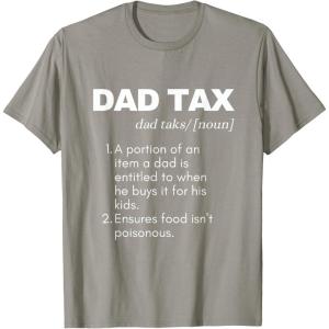 image:imageFunny Witty Dad Tax Gift TShirtSlate Grey