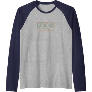image:imageLacrosse Mom All Day Every Day  Sports Mom Gifts Raglan Baseball TeeNavy BlueAthletic Heather
