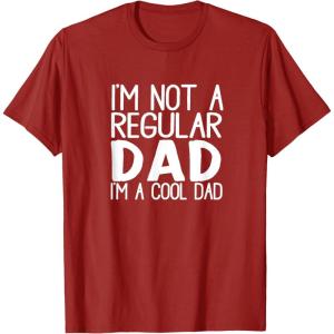 image:imageNot a Regular Dad  Great gift for Men Dads and Brothers TShirtCranberry Red