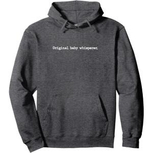 image:imageOriginal Baby Whisperer  New Dad Dad To Be Gift Pullover HoodieDark Heather Grey
