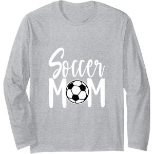 image:imageSoccer Mom Fun Sports Gift Long Sleeve TShirtHeather Grey