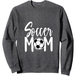 image:imageSoccer Mom Fun Sports Gift SweatshirtDark Heather Grey