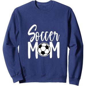 image:imageSoccer Mom Fun Sports Gift SweatshirtNavy Blue
