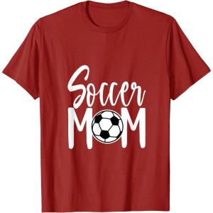 image:imageSoccer Mom Fun Sports Gift TShirtCranberry Red