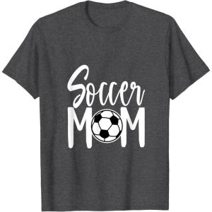image:imageSoccer Mom Fun Sports Gift TShirtDark Heather Grey