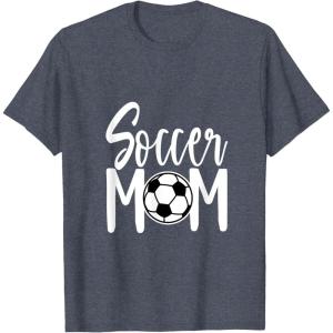 image:imageSoccer Mom Fun Sports Gift TShirtHeather Blue