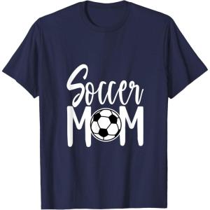 image:imageSoccer Mom Fun Sports Gift TShirtNavy Blue