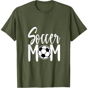 image:imageSoccer Mom Fun Sports Gift TShirtOlive Green