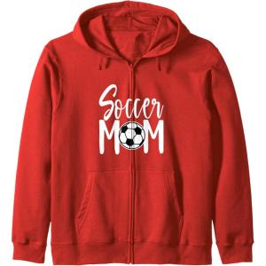 image:imageSoccer Mom Fun Sports Gift Zip HoodieRed