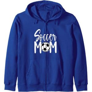 image:imageSoccer Mom Fun Sports Gift Zip HoodieRoyal Blue