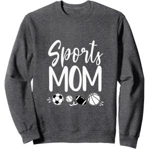 image:imageSports Mom Fun Gift SweatshirtDark Heather Grey