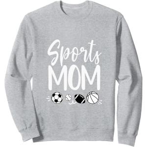 image:imageSports Mom Fun Gift SweatshirtHeather Grey