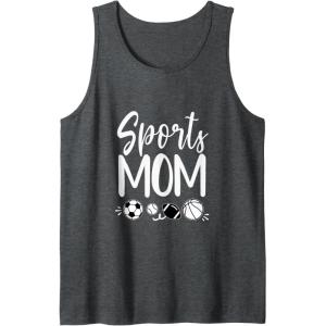 image:imageSports Mom Fun Gift Tank TopDark Heather Grey
