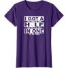 image:imageHole In One  Great gift for Men Dads and Brothers TShirtPurple