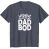 image:imageWorking on My Dad Bod  Funny Gift for Men Dads Fathers TShirtHeather Blue