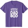 image:imageWorking on My Dad Bod  Funny Gift for Men Dads Fathers TShirtPurple Heather