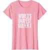 image:imageWorlds Okayest Golfer  Great Gift for Golfers TShirtPink