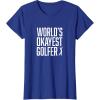 image:imageWorlds Okayest Golfer  Great Gift for Golfers TShirtRoyal Blue